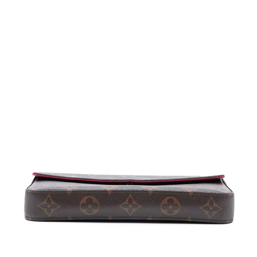 Louis Vuitton Monogram Pochette Felicie Brown Good condition - Inside View