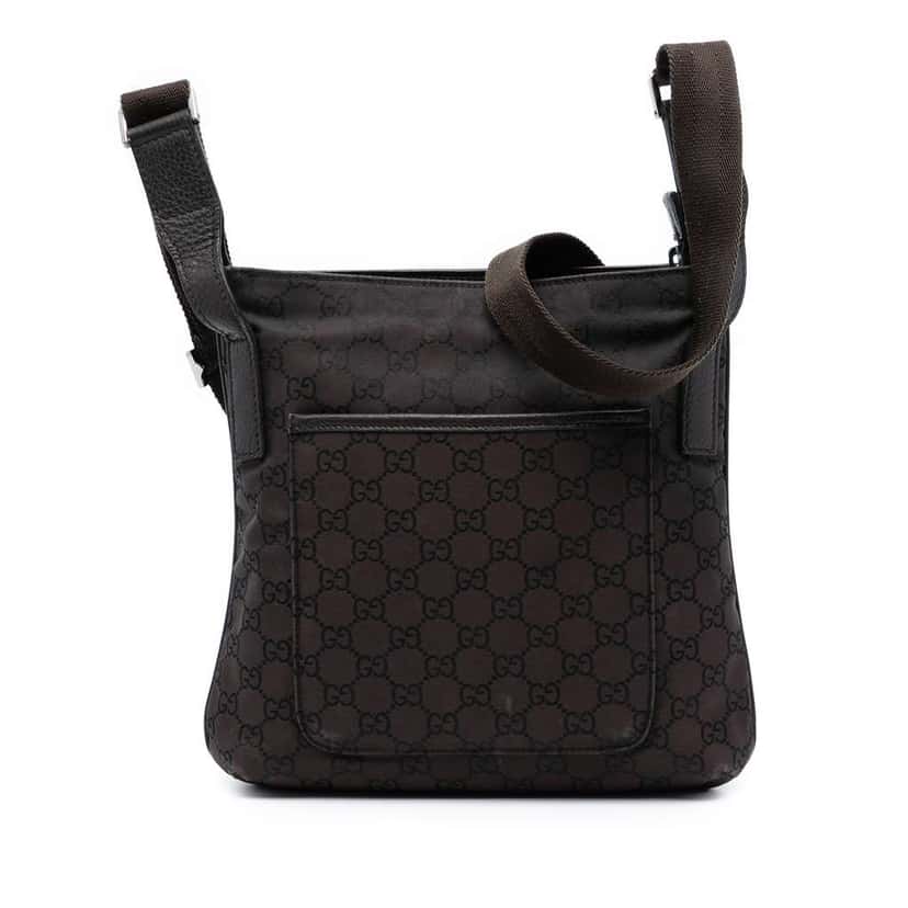 Gucci GG Canvas Crossbody Brown Canvas Good condition - Front View