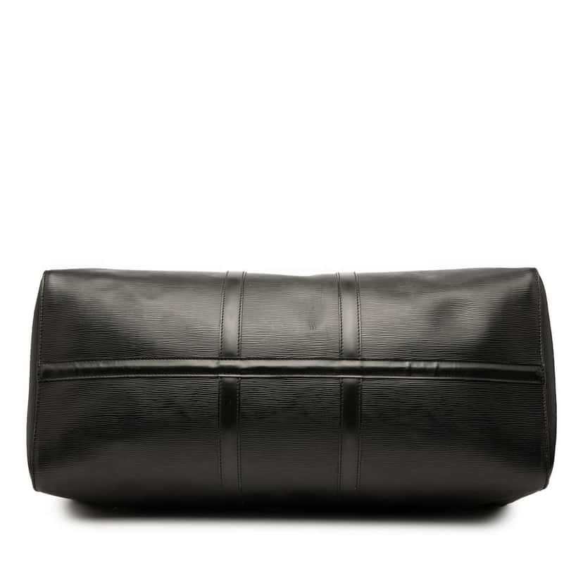 Louis Vuitton Epi Keepall 55 Black Leather Fair condition - Inside View