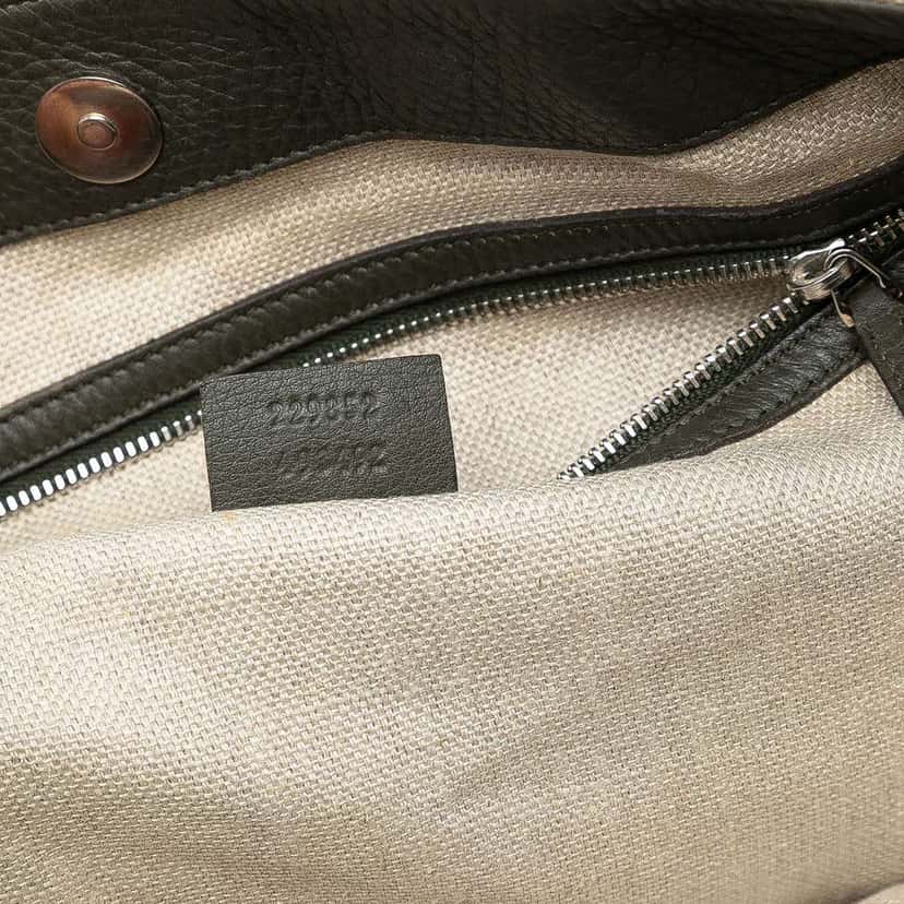 Gucci GG Canvas Icon Bit Tote Brown Canvas Good condition - Box View
