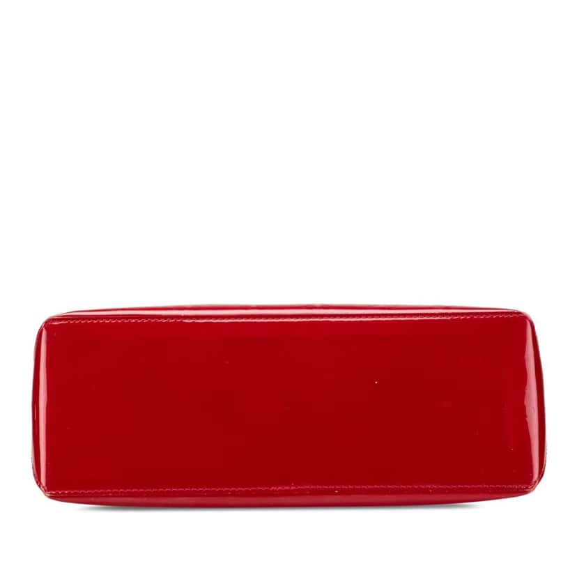 Louis Vuitton Monogram Vernis Wilshire PM Red Leather Fair condition - Inside View