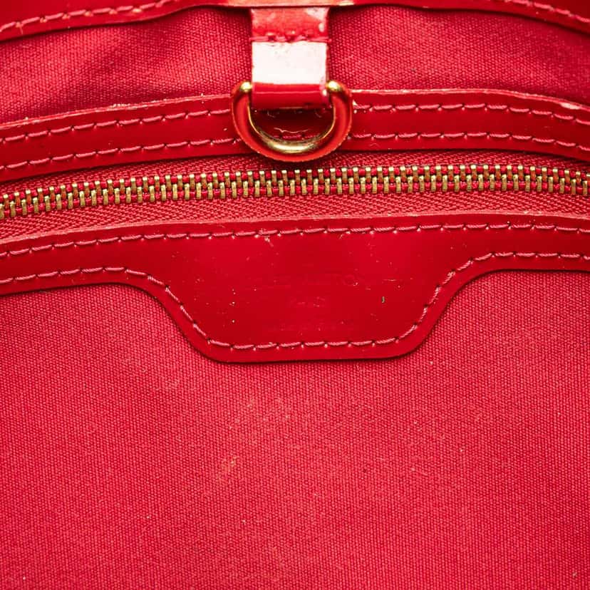 Louis Vuitton Monogram Vernis Wilshire PM Red Leather Fair condition - Box View