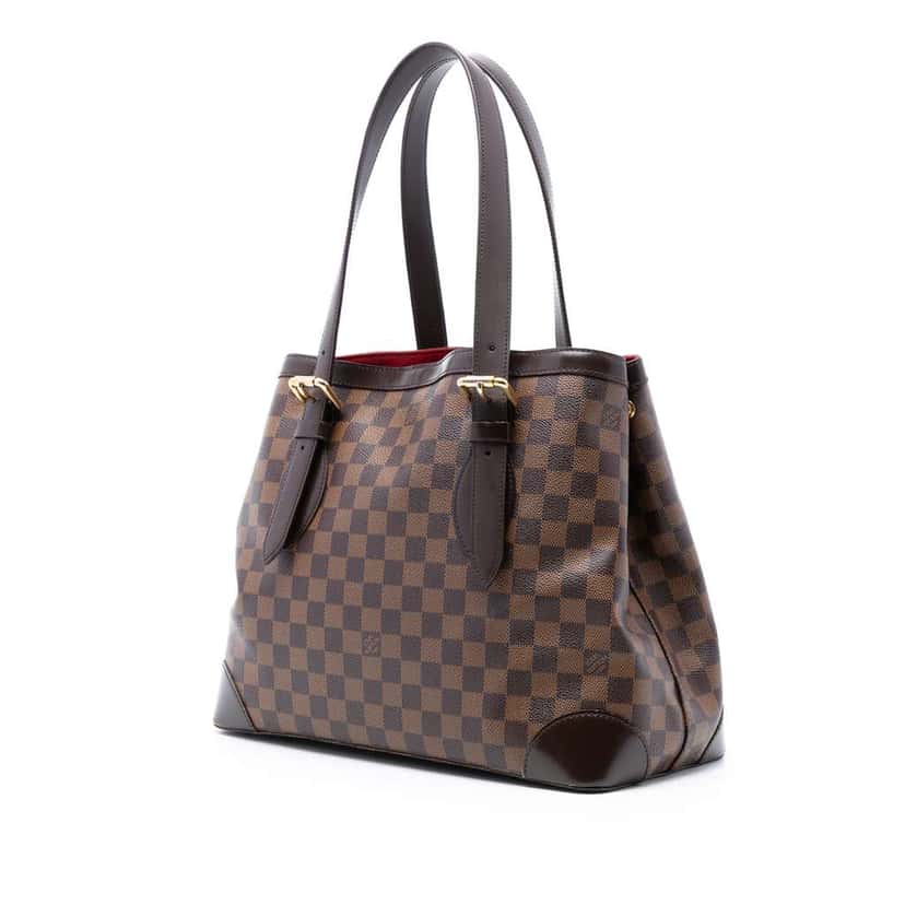 Louis Vuitton Damier Ebene Hampstead MM Brown Good condition - Back View