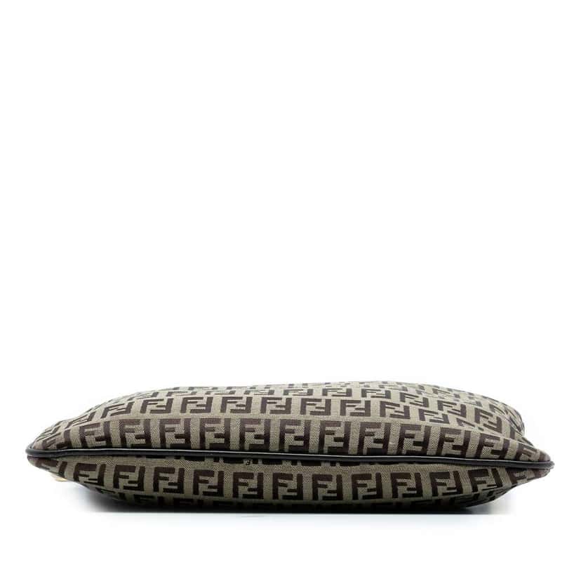 Fendi Zucchino Canvas Crossbody Brown Canvas Very good condition - Inside View