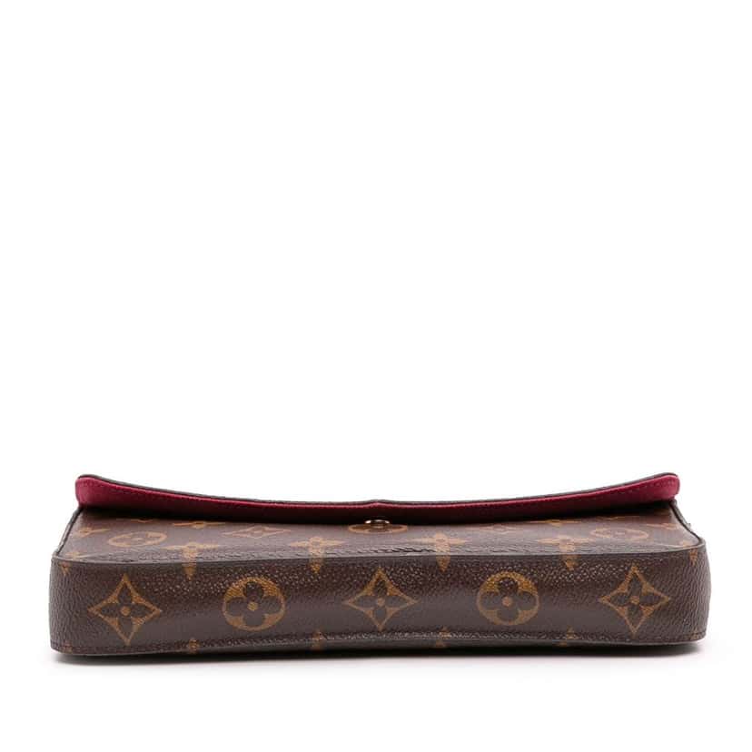 Louis Vuitton Monogram Pochette Felicie Brown Good condition - Inside View