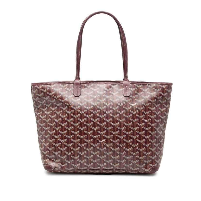 Goyard Goyardine Artois PM Red Canvas Good condition - Front View