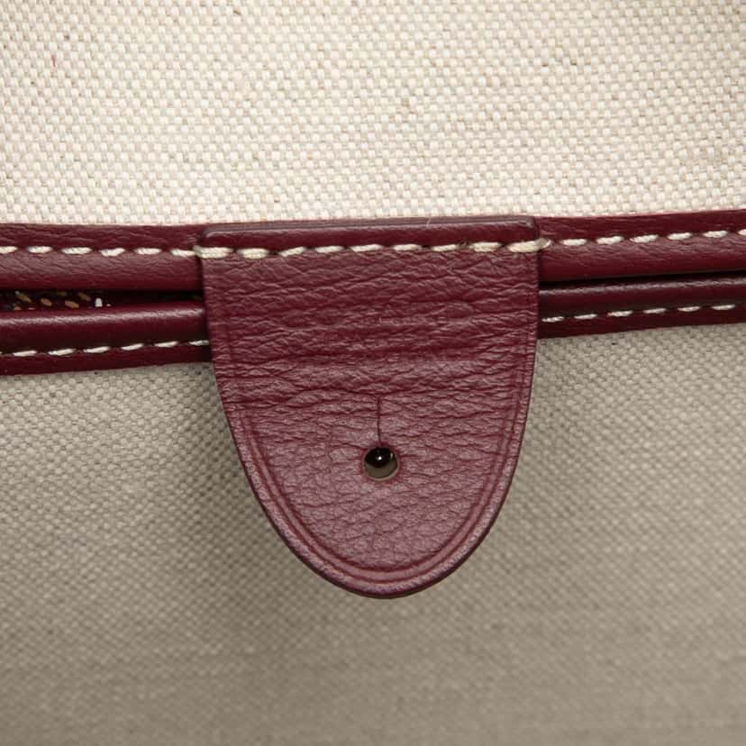Goyard Goyardine Artois PM Red Canvas Good condition - Box View