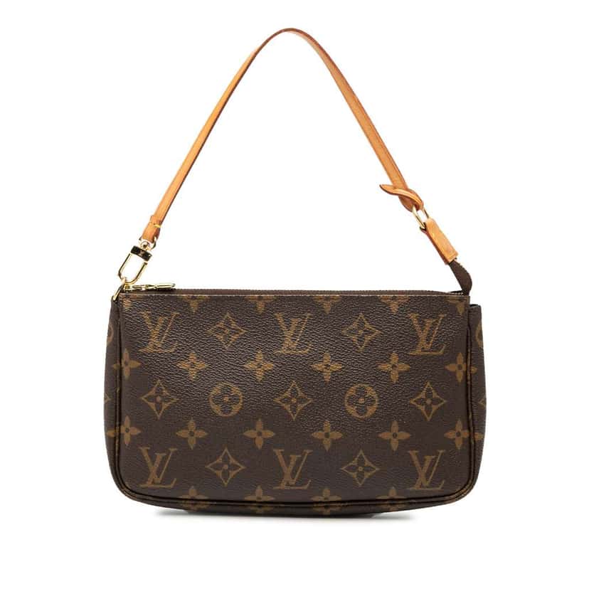 Louis Vuitton Monogram Pochette Accessoires Brown Good condition - Front View