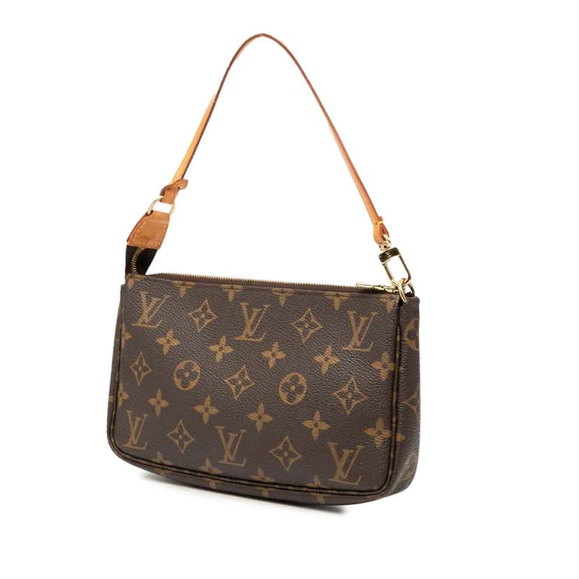 Louis Vuitton Monogram Pochette Accessoires Brown Good condition - Back View