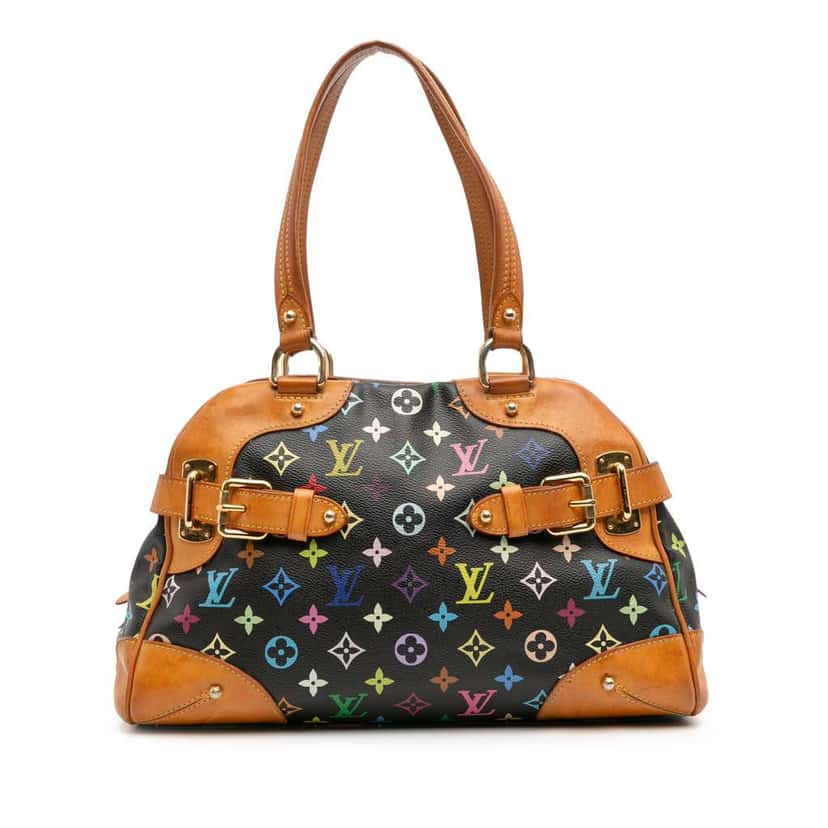 Louis Vuitton Monogram Multicolore Claudia Black Good condition - Front View
