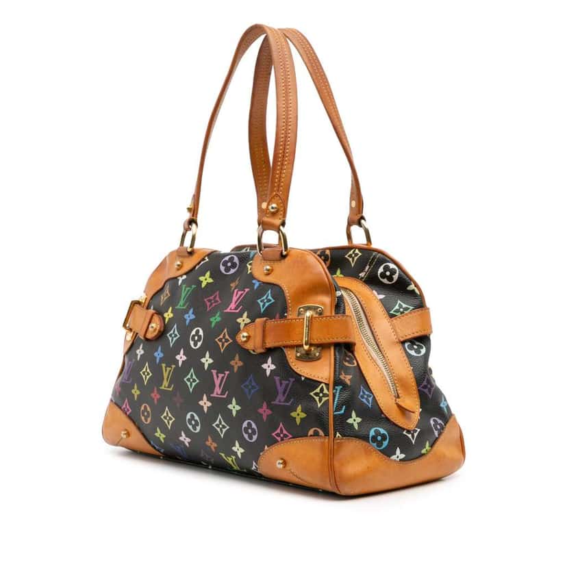Louis Vuitton Monogram Multicolore Claudia Black Good condition - Back View