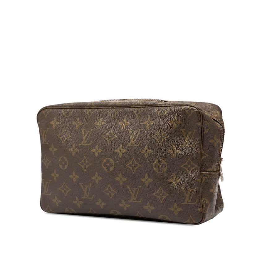 Louis Vuitton Monogram Trousse Toilette 28 Brown Good condition - Back View