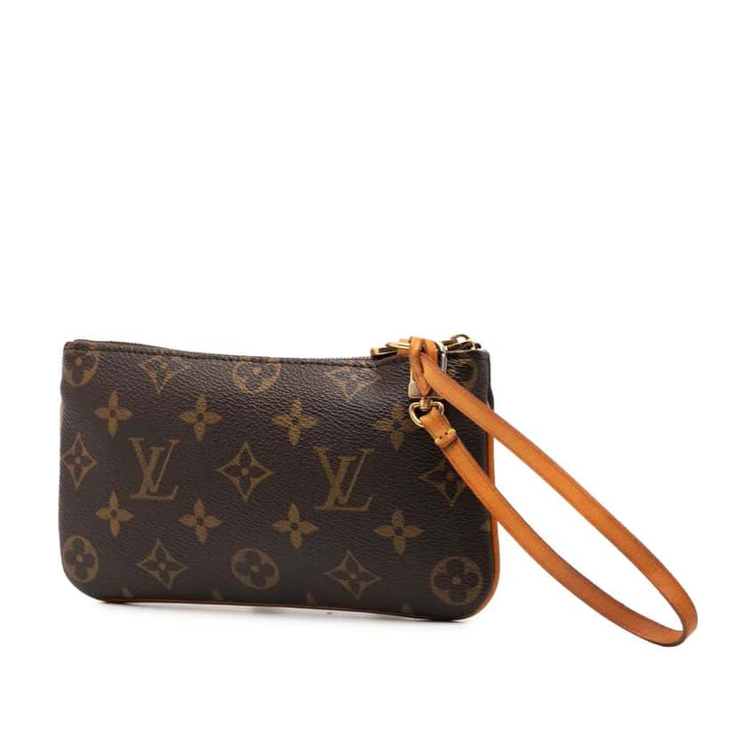 Louis Vuitton Monogram Tikal Pochette Brown Good condition - Back View