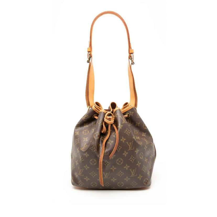 Louis Vuitton Monogram Petit Noe Brown Good condition - Front View