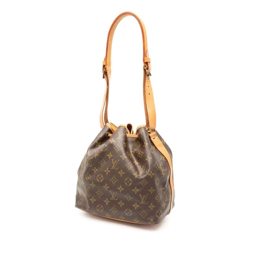 Louis Vuitton Monogram Petit Noe Brown Good condition - Back View