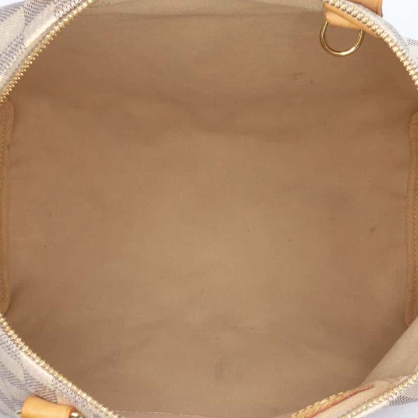 Louis Vuitton Damier Azur Speedy Bandouliere 35 White Canvas Good condition - Model View