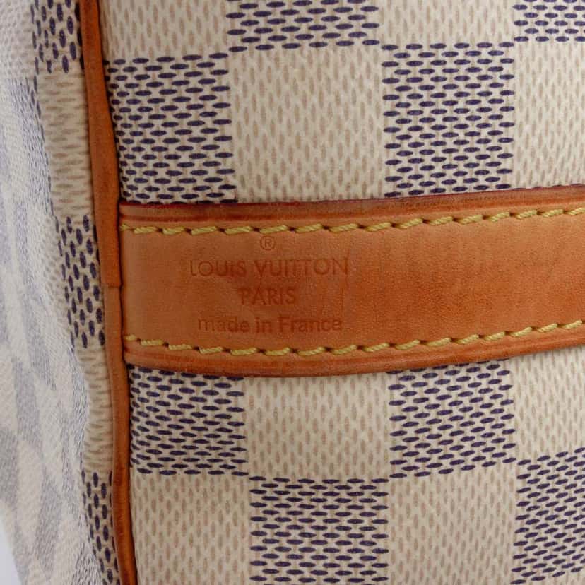 Louis Vuitton Damier Azur Speedy Bandouliere 35 White Canvas Good condition - Box View