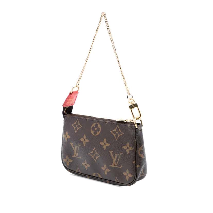 Louis Vuitton Monogram Evasion Illustre Mini Pochette Accessories Brown Good condition - Back View