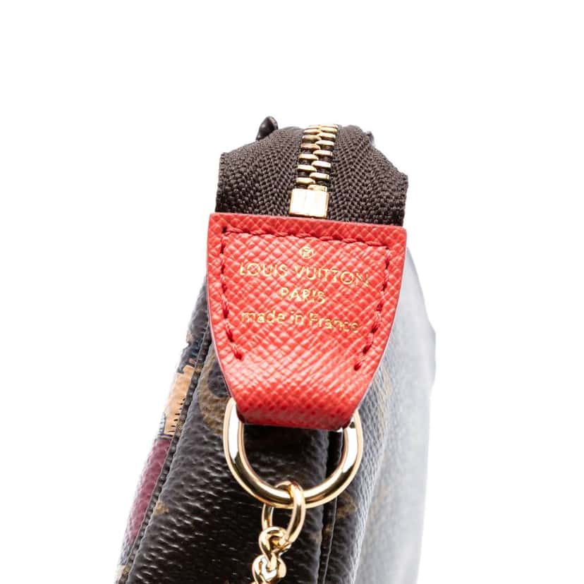 Louis Vuitton Monogram Evasion Illustre Mini Pochette Accessories Brown Good condition - Box View