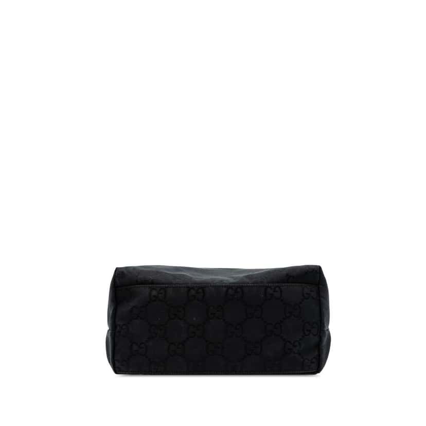 Gucci GG Canvas Shoulder Bag Black Canvas Good condition - Inside View