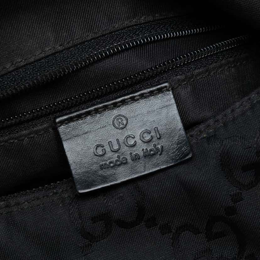 Gucci GG Canvas Shoulder Bag Black Canvas Good condition - Box View