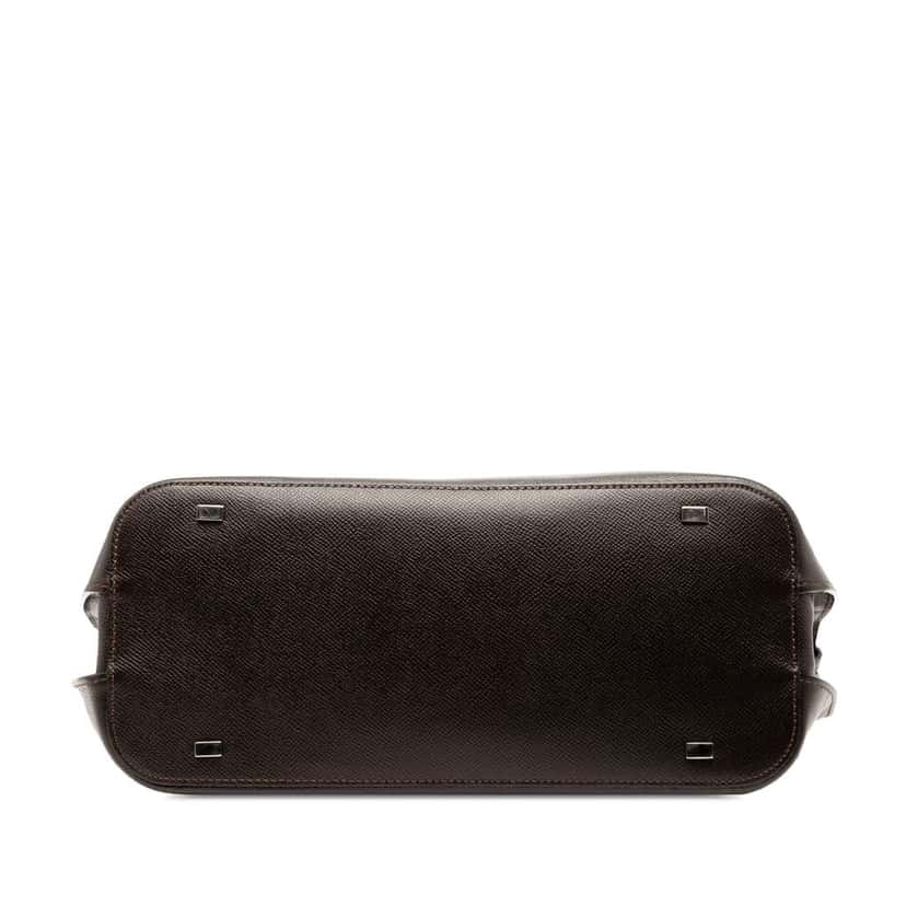 Celine Grained Calfskin Satchel Brown Leather Good condition - Inside View