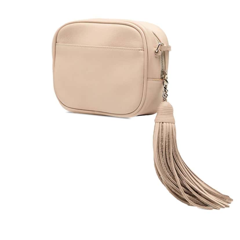 Saint Laurent Nappa Monogram Blogger Bag Brown Leather Good condition - Back View