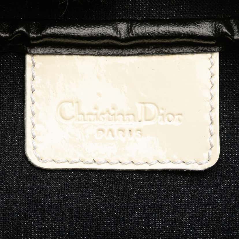Dior Diorissimo Trotter Canvas Cosmetic Pouch Blue Canvas Good condition - Box View