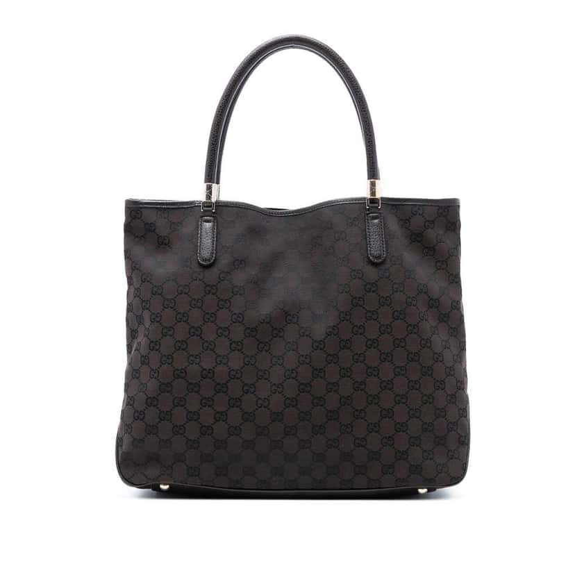 Gucci GG Canvas Tote Brown Canvas Good condition - Front View