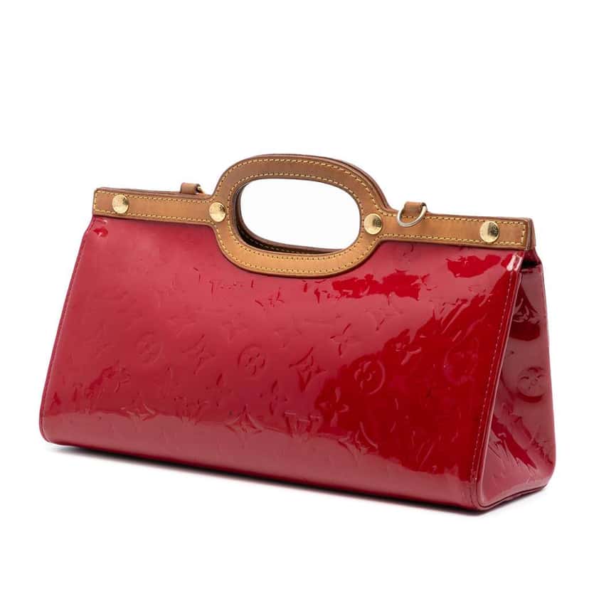 Louis Vuitton Monogram Vernis Roxbury Drive Red Leather Good condition - Back View