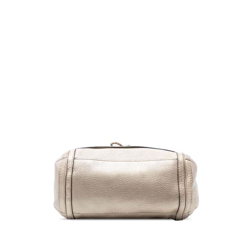 Gucci Leather Bella Satchel Gold Leather Very good condition - Inside View