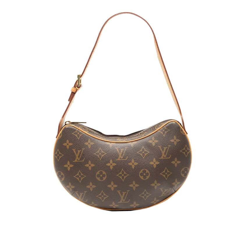 Louis Vuitton Monogram Croissant PM Brown Good condition - Front View