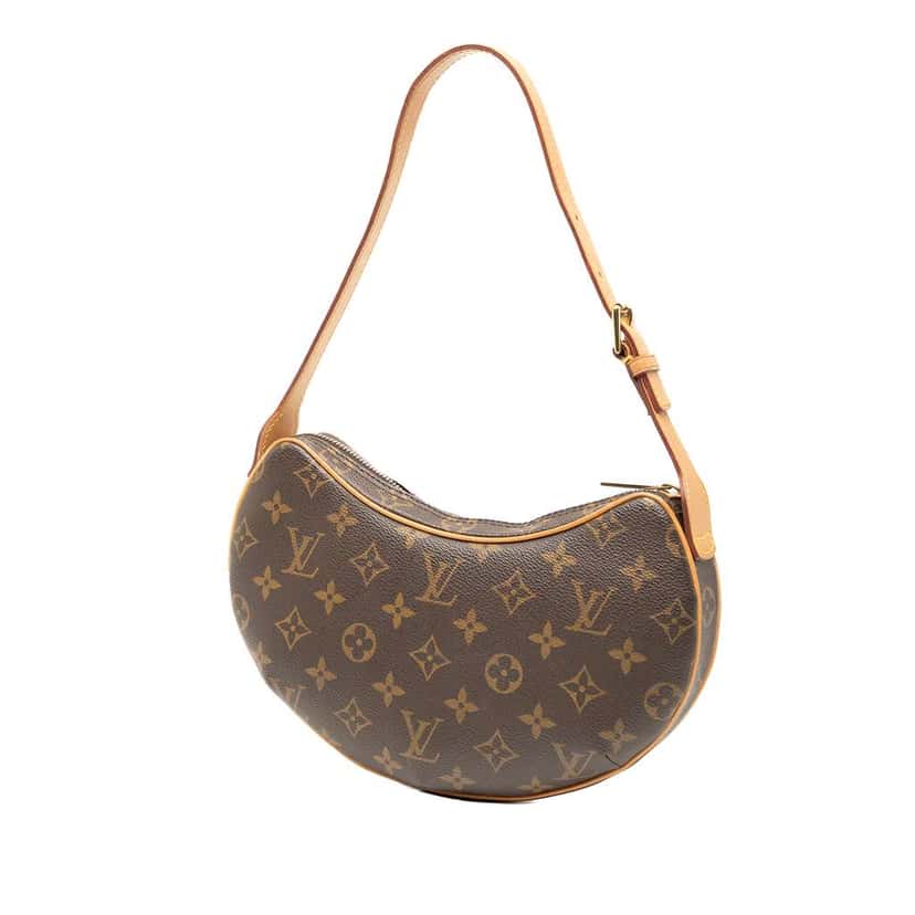 Louis Vuitton Monogram Croissant PM Brown Good condition - Back View