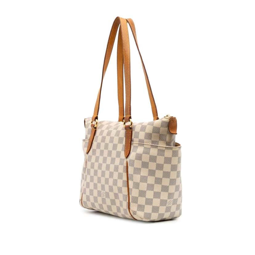 Louis Vuitton Damier Azur Totally PM White Good condition - Back View