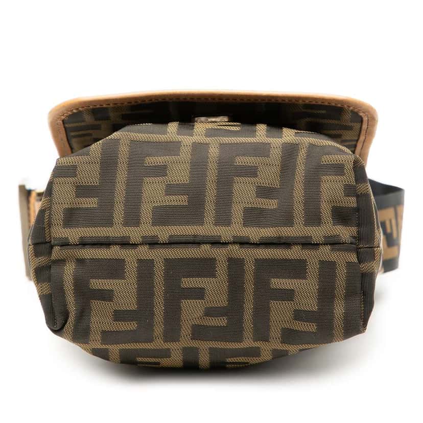 Fendi Mini FF Zucca Canvas Crossbody Brown Canvas Very good condition - Inside View