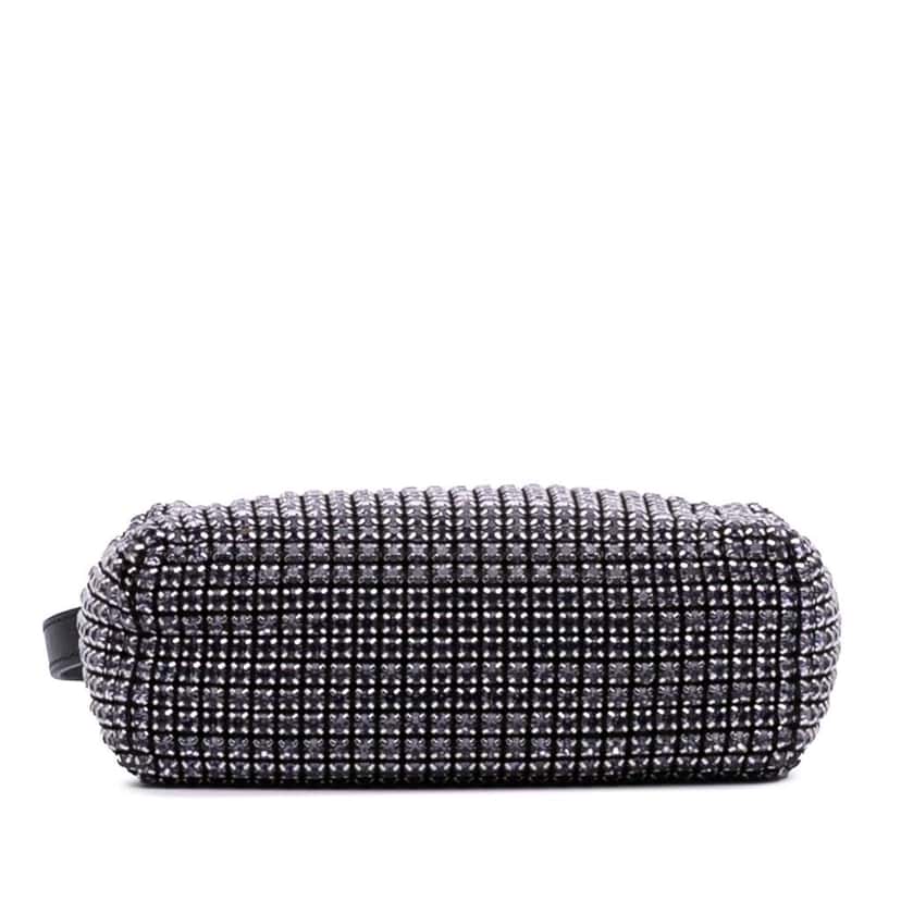Alexander Wang Mesh Crystal Heiress Pouch Black Polyester Very good condition - Inside View