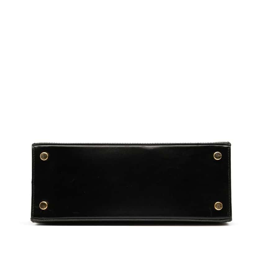 Salvatore Ferragamo Leather Vara Bow Satchel Black Leather Good condition - Inside View