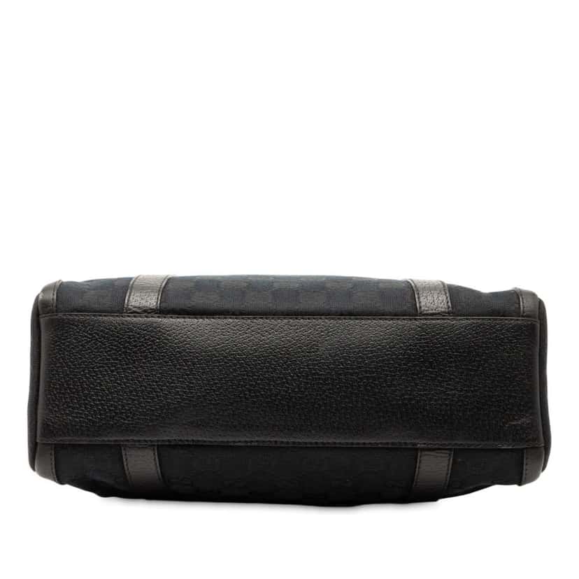 Gucci GG Canvas Abbey D Ring Boston Bag Black Canvas Good condition - Inside View