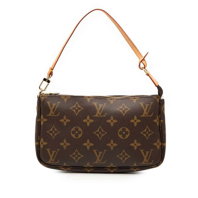 Louis Vuitton Monogram Pochette Accessoires Brown Good condition - Front View