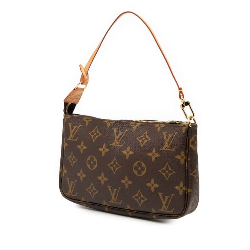 Louis Vuitton Monogram Pochette Accessoires Brown Good condition - Back View