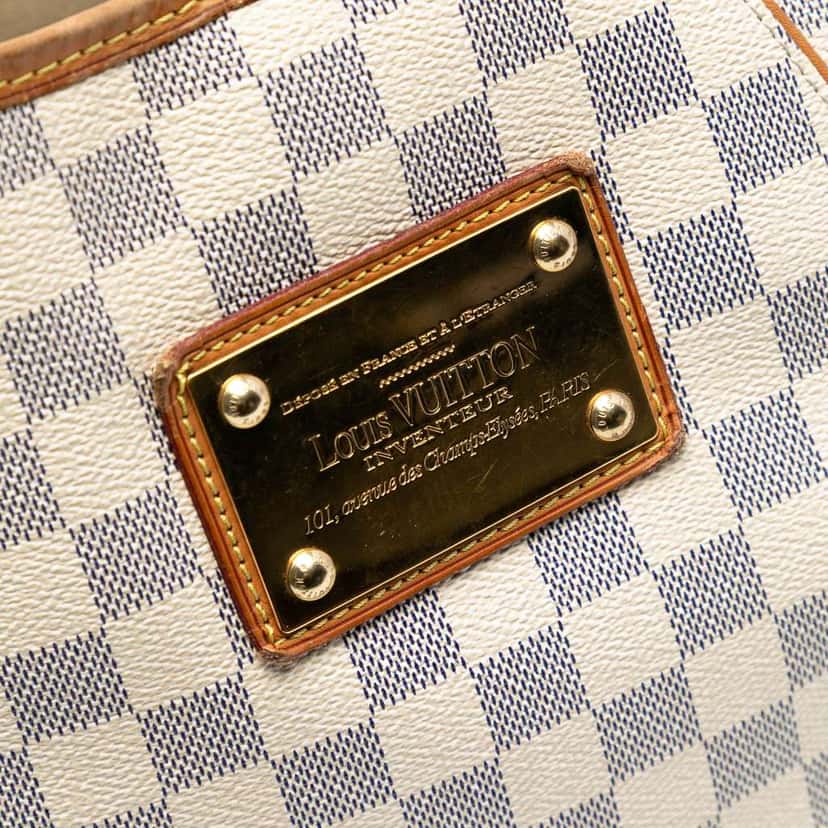 Louis Vuitton Damier Azur Galliera PM White Good condition - Box View