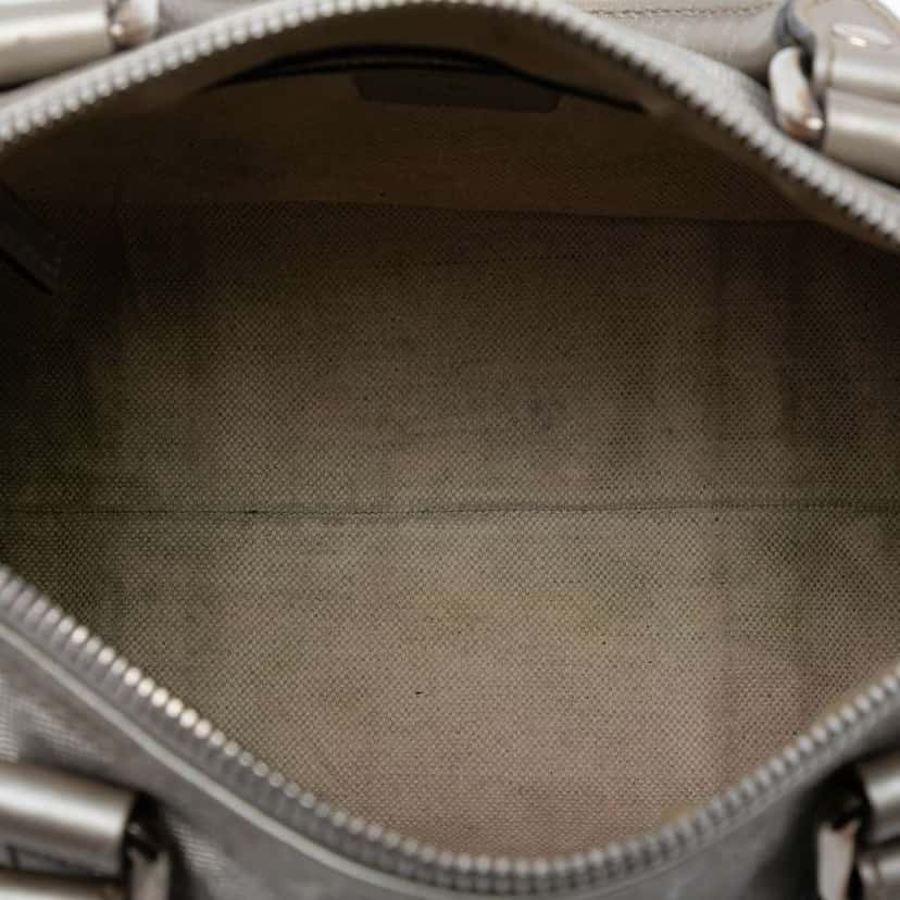 Gucci GG Imprime Joy Boston Silver Canvas Good condition - Model View