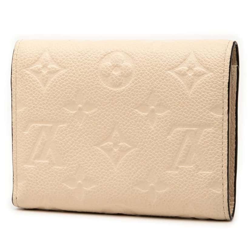 Louis Vuitton Monogram Empreinte Victorine Wallet Brown Leather Good condition - Back View