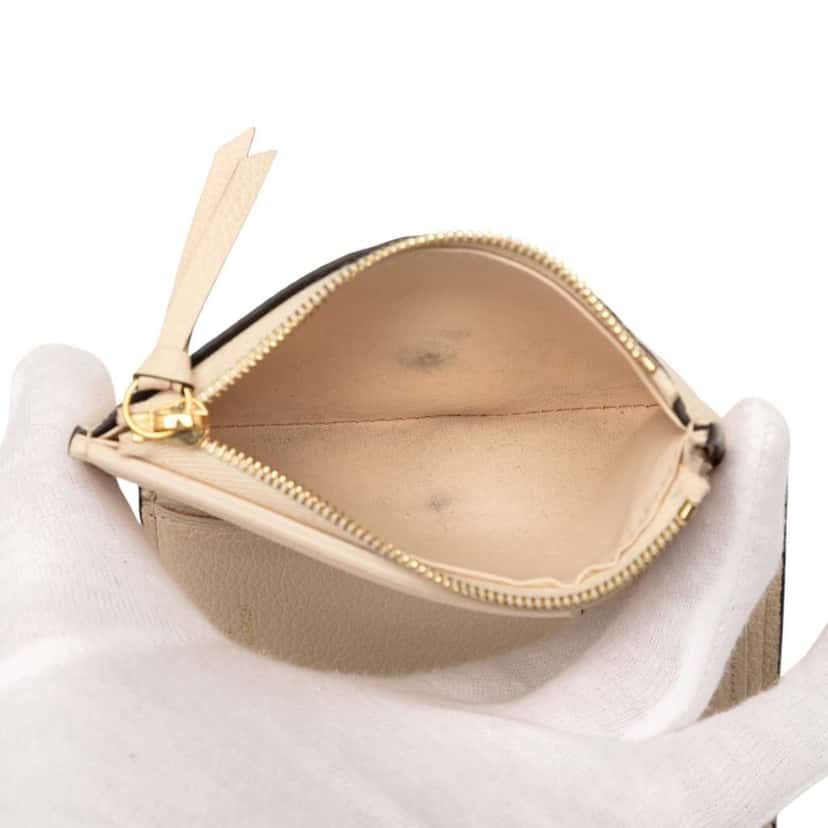Louis Vuitton Monogram Empreinte Victorine Wallet Brown Leather Good condition - Model View
