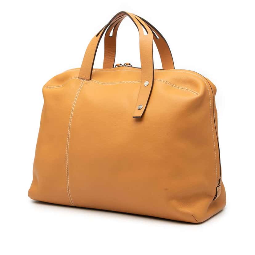 Loewe Leather Handbag Brown Leather Very good condition - Back View