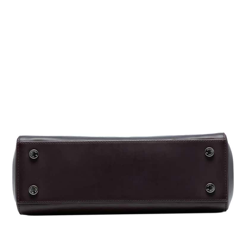 Louis Vuitton Epi Brea MM Purple Leather Good condition - Inside View
