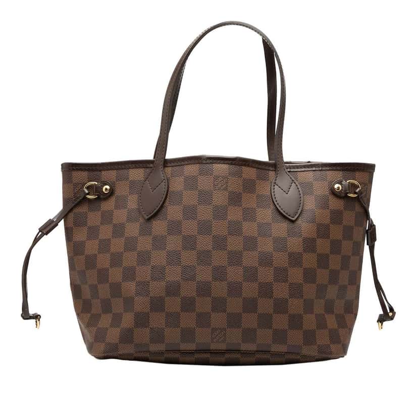 Louis Vuitton Damier Ebene Neverfull PM Brown Good condition - Front View