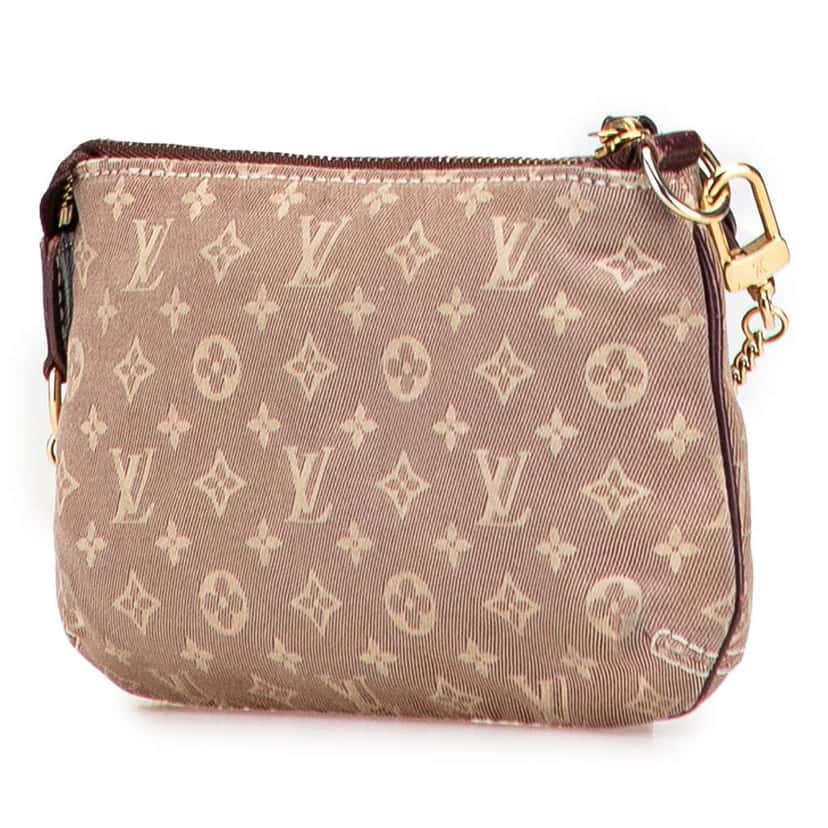 Louis Vuitton Monogram Idylle Mini Pochette Accessoires Pink Canvas Very good condition - Back View