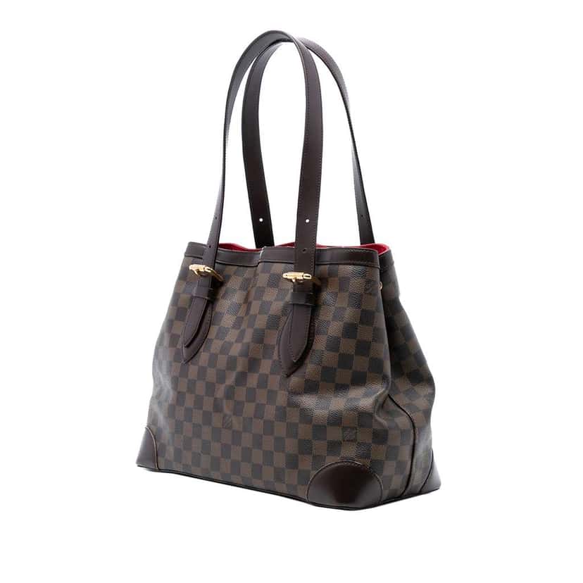 Louis Vuitton Damier Ebene Hampstead MM Brown Good condition - Back View