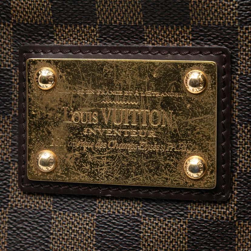 Louis Vuitton Damier Ebene Hampstead MM Brown Good condition - Box View